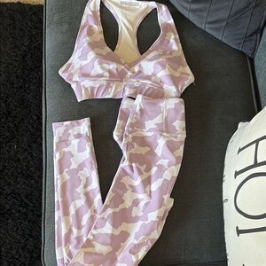 Women's Pink Camo Intimate Set